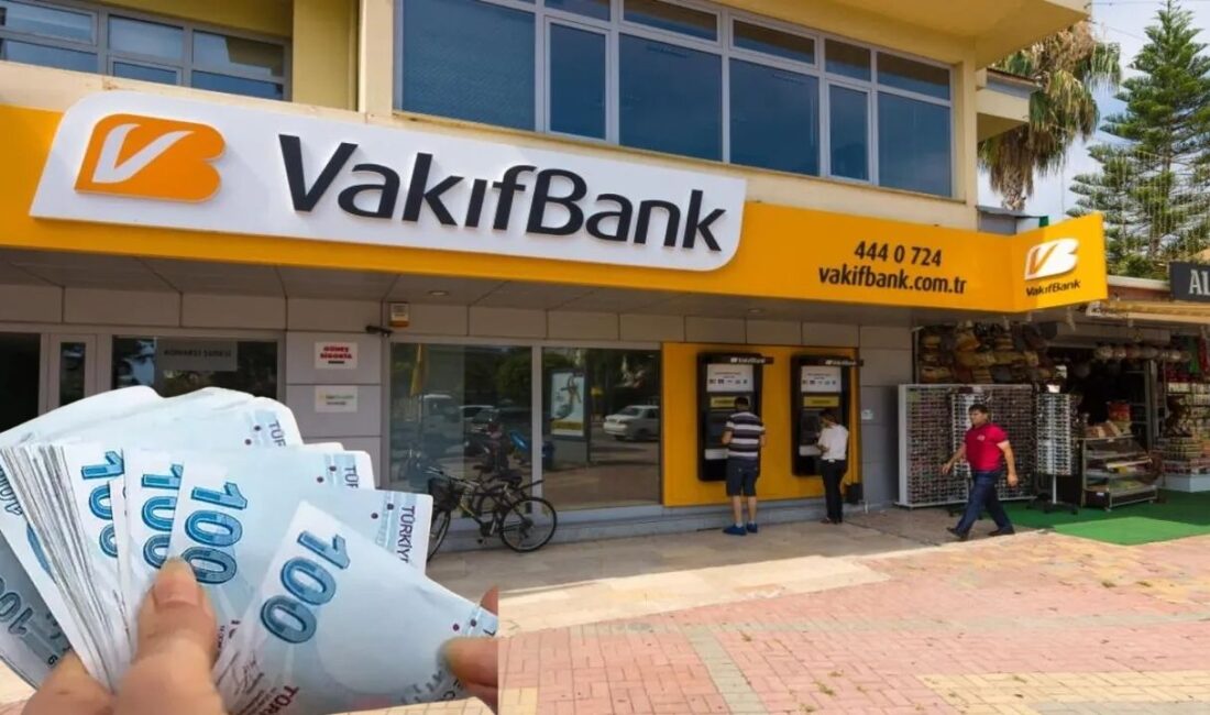 Ekim ayı içinde maaşını VakıfBank'a taşıyan ve 3 yıl süreyle