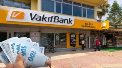 Ekim ayı içinde maaşını VakıfBank'a taşıyan ve 3 yıl süreyle